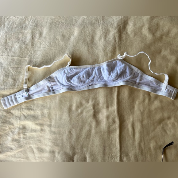 Young Girls Cotton Wirefree Bralette, Printed with Hooks - Yellow 32A - Picture 3 of 4